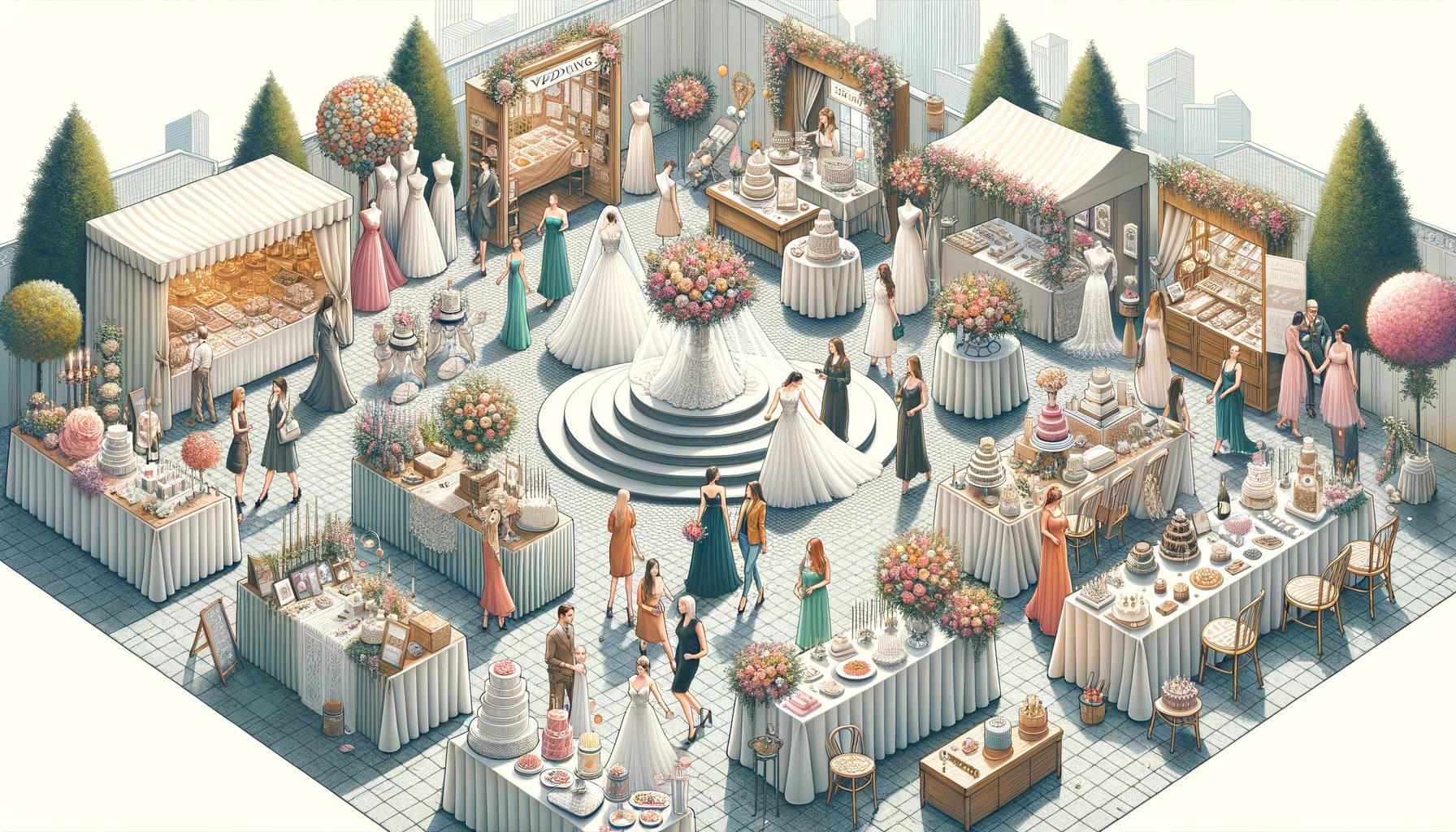 Exposants professionnels du ⁣secteur du ​mariage à Lyon