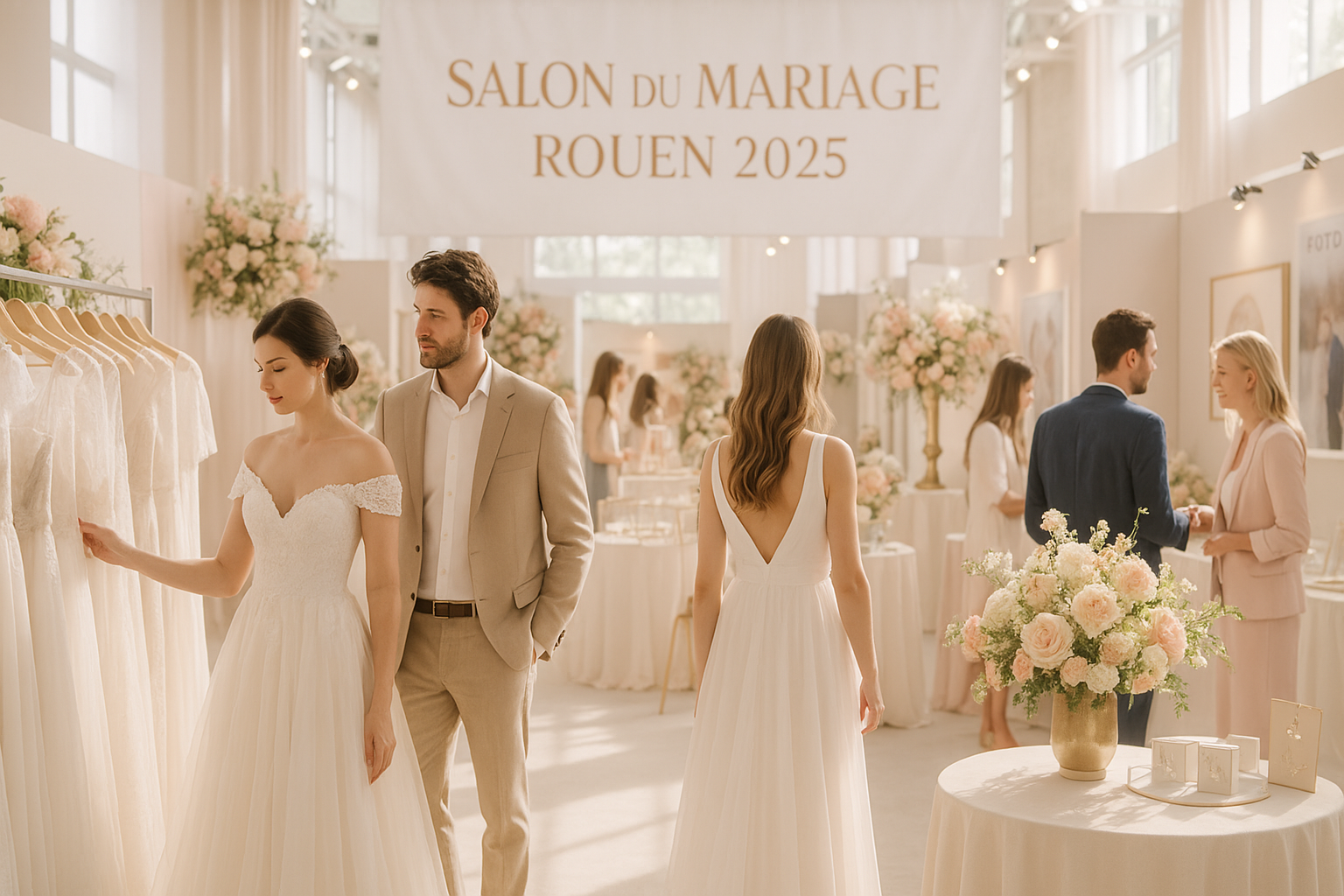 Image du Salon du Mariage à Rouen 2025 — ambiance élégante et stands de mariage modernes