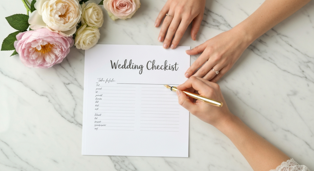 Checklist organisation mariage